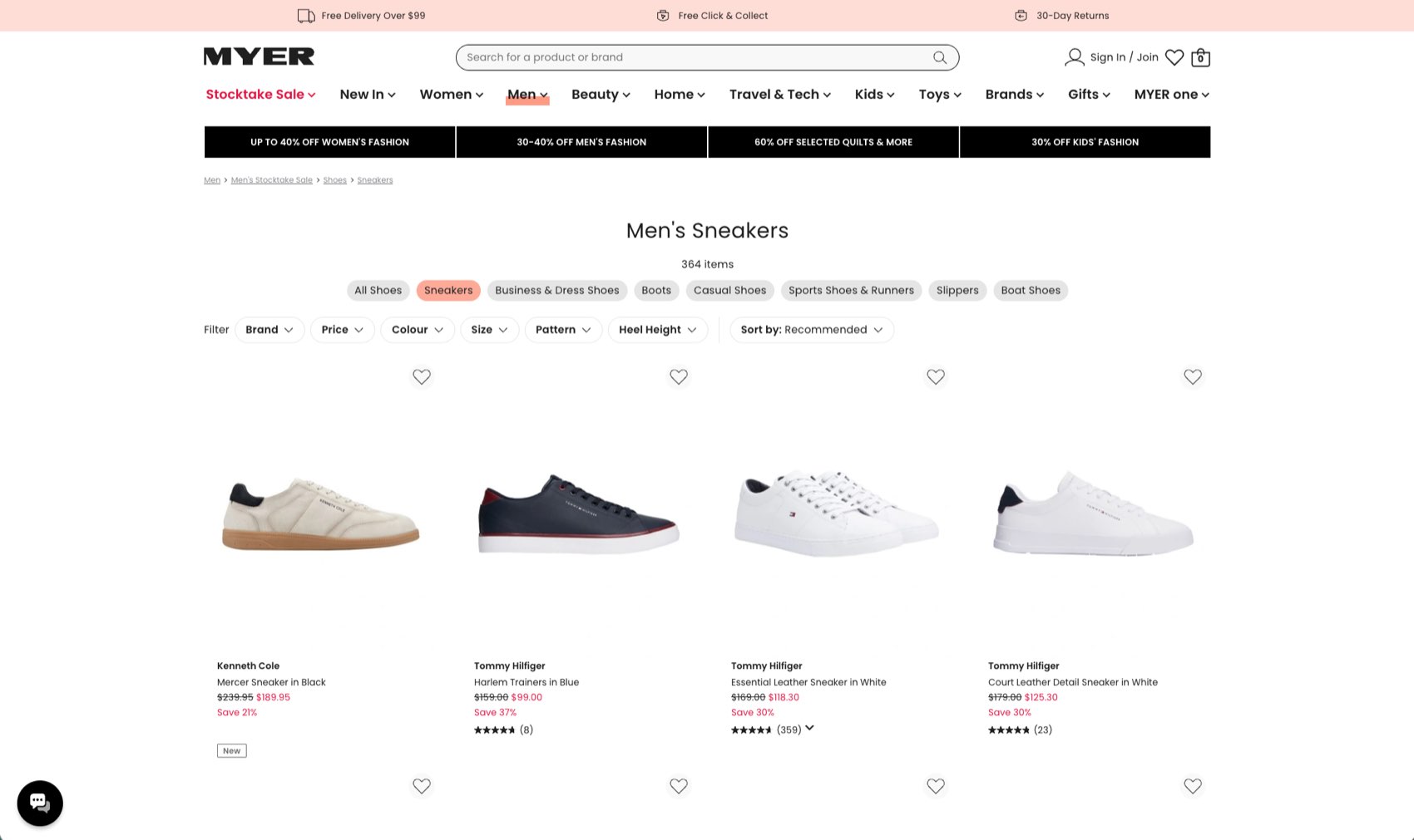 Redesigned browse and product listing.